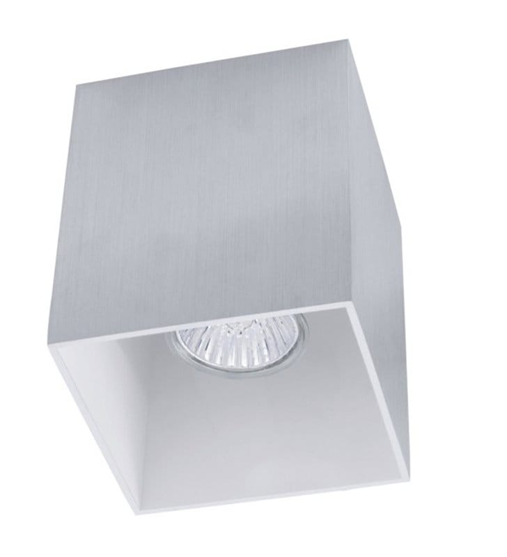 Lampa sufitowa Bantry downlight kwadratowa aluminium