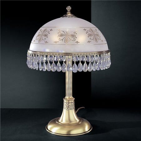 Włoska lampa stołowa Nuoro na szafkę