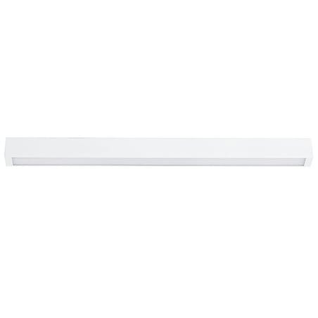Plafon Straight White biały podłużny wąski 92cm do salonu sypialni biura