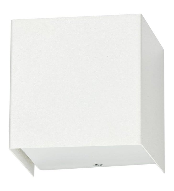 Kinkiet Cube biały kostka nowoczesny kształt