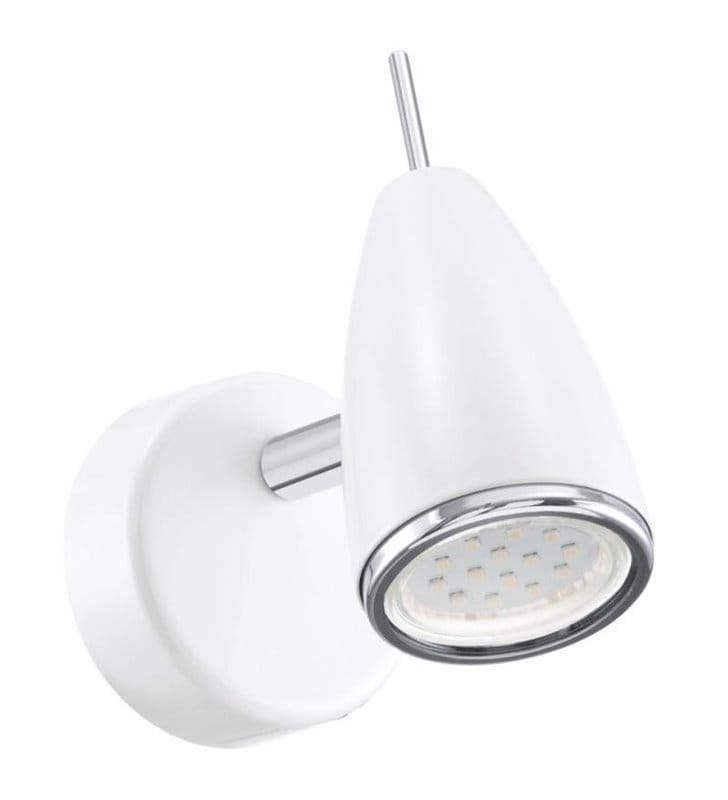 Kinkiet Riccio2 żarówka LED biały z chromowanym wykończeniem - OD RĘKI