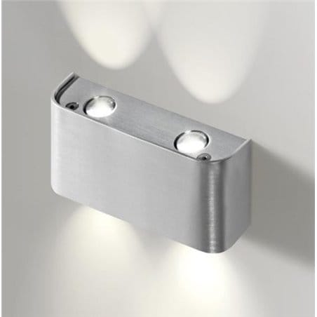 Kinkiet Ginno nowoczesny mały kolor aluminium LED - DOSTĘPNY OD RĘKI