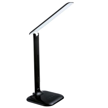 Lampa biurkowa Caupo LED czarna ze ściemniaczem dotykowym