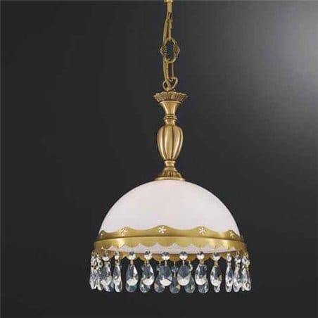 Lampa wisząca z kryształkami Bacoli 28cm