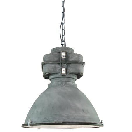 Lampa wisząca Boston metalowa w stylu industrialnym loftowym do nowoczesnego wnętrza kolor beton