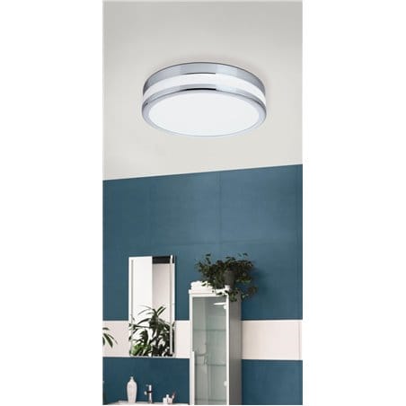 Okrągły plafon do łazienki Palermo 22cm LED IP44 chrom - DOSTĘPNY OD RĘKI