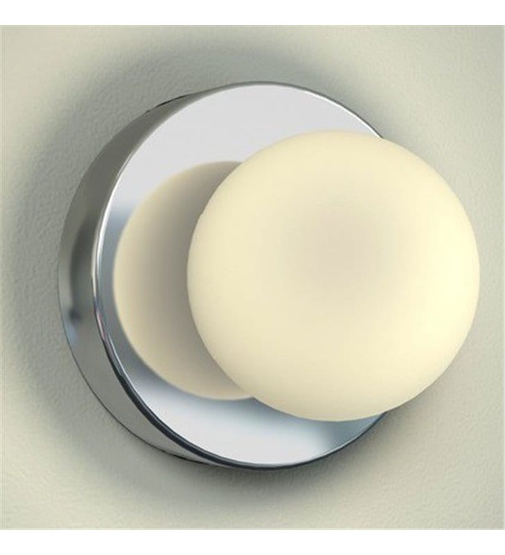 Lampa Brazos do łazienki pojedyncza kula oświetlenie lustra kinkiet łazienkowy IP44 - OD RĘKI