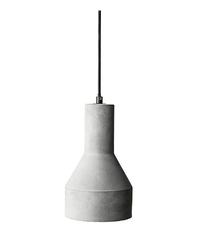Lampa wisząca Karina nowoczesna w stylu loftowym wykonana z betonu architektonicznego