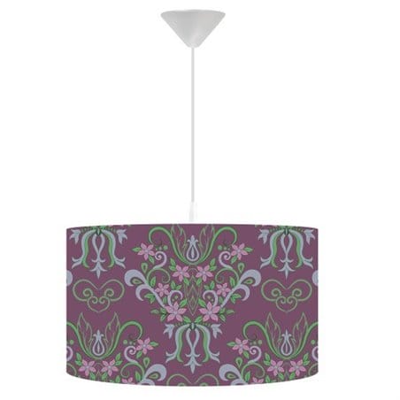 Lampa wisząca Fioletowy Ornament