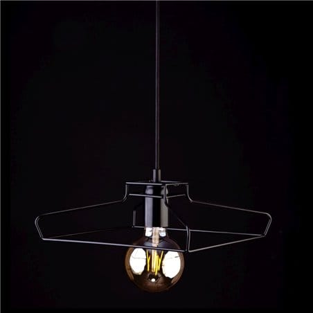 Lampa wisząca Fiord nowoczesna minimalistyczna czarna