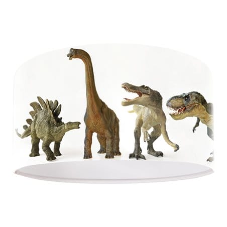 Dziecięca lampa wisząca Dinozaury do pokoju chłopca dziecka z dinozaurami