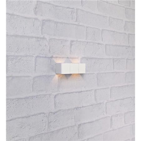 Nowoczesna biała lampa ścienna Ceto LED