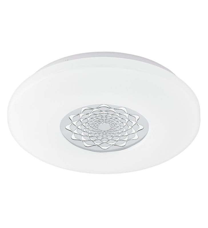 CAPASSO-C 34cm LED okrągły plafon biały możliwość ściemniania dekoracyjna rozeta