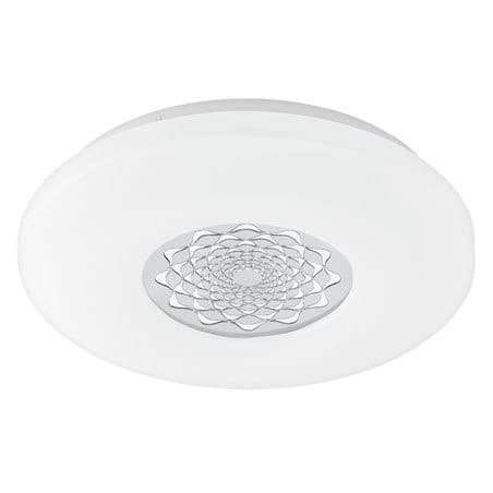 CAPASSO-C 34cm LED okrągły plafon biały możliwość ściemniania dekoracyjna rozeta