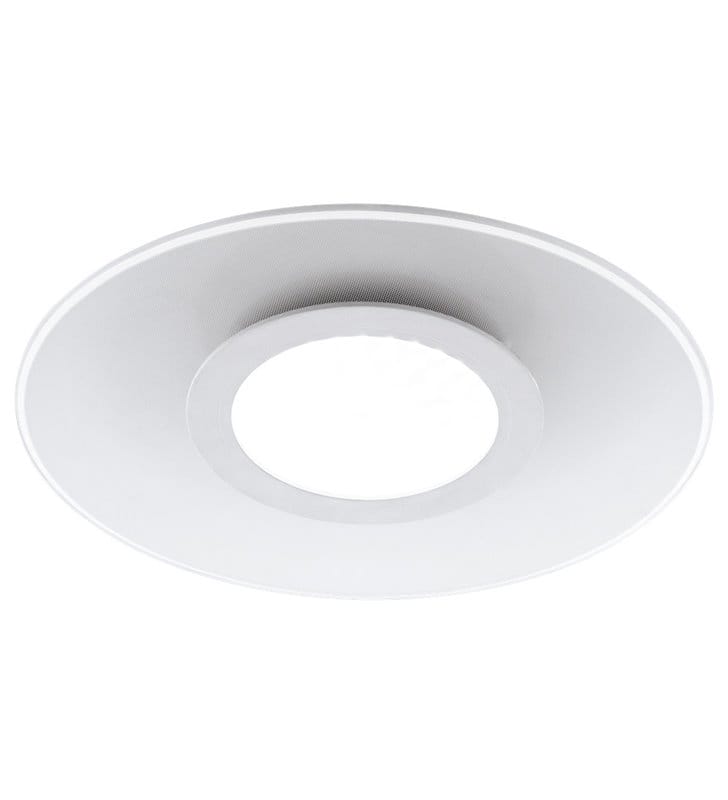 Biały nowoczesny plafon Reducta 38cm LED okrągły