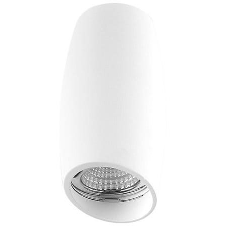 Nowoczesna nieruchoma lampa typu downlight Vasko biała żarówka GU10