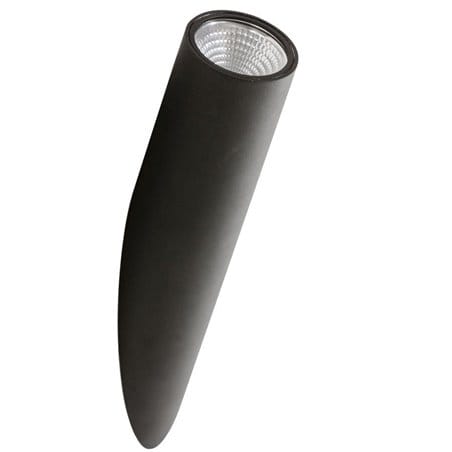 Lampa ścienna Torch czarna 2 sposoby montażu styl nowoczesny techniczny industrialny