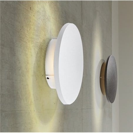 Kinkiet Ancona LED biały nowoczesny okrągły średnica 13,5cm