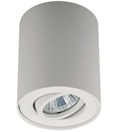 Ruchoma biała lampa sufitowa typu downlight walec Rondoo GU10 - DOSTĘPNA OD RĘKI