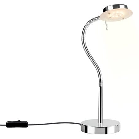 Lampa stołowa lub biurkowa Sergio LED nowoczesna z giętkim ramieniem
