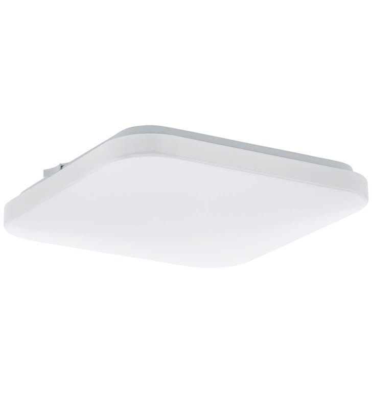 Plafon Frania 33cm LED kwadratowy biały bez wzoru gładki tworzywo