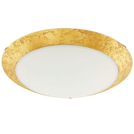 Plafon Montenovo LED złoty szklany okrągły 39cm