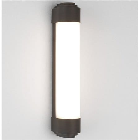 Brązowy LEDowy wysokiej jakości kinkiet łazienkowy Belgravia 40cm montaż pionowy lub poziomy