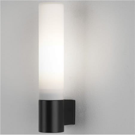 Czarny klasyczny kinkiet do łazienki oświetlający lustro Bari IP44 możliwość ściemniania - OD RĘKI