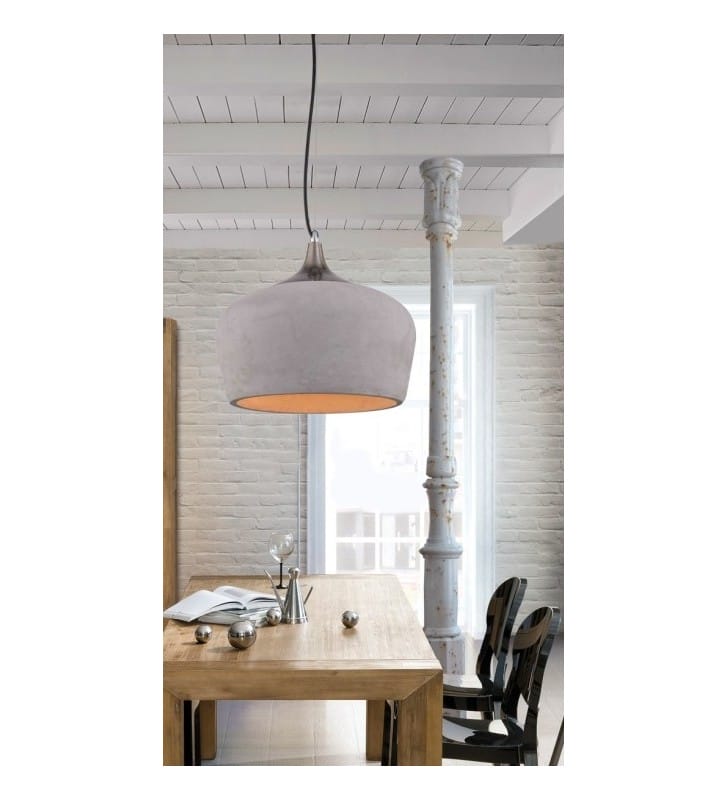 Betonowa nowoczesna loftowa industrialna lampa wisząca Parma do salonu sypialni jadalni kuchni
