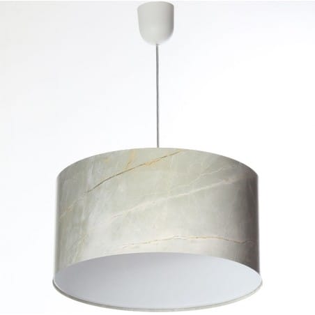 Lampa wisząca Golden Gray 50cm nadruk imitujący marmur