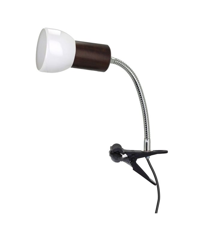 Lampa Svenda Clips mocowana na klips włącznik na kablu giętkie ramię flexo