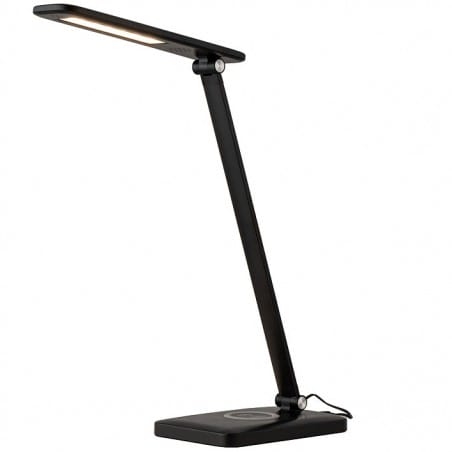 Lampa biurkowa Style LED czarna z podłużnym kloszem 3000-6000K ściemniacz USB