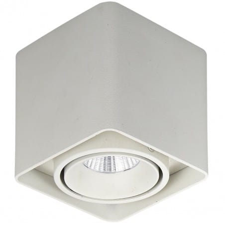 Lampa sufitowa typu downlight Bonnie biała kwadratowa LED