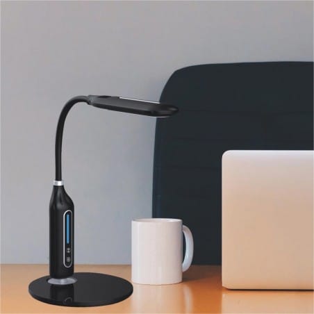 Lampka biurkowa Mida czarna włącznik dotykowy ściemniacz