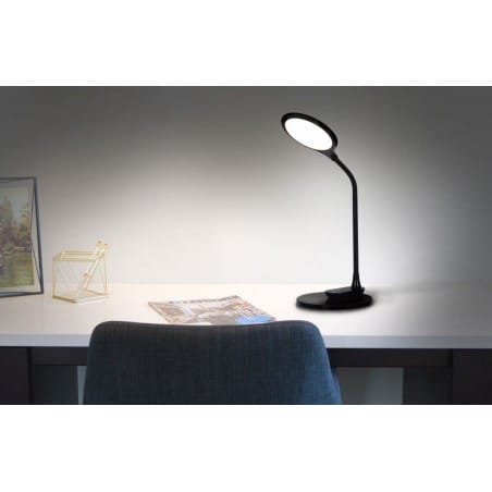 Lampka biurkowa kinkiet 2w1 Didi czarna LED zmiana koloru światła ciepły naturalny zimny