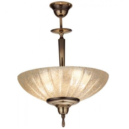 Lampa Onyx Kryształ klasyczna stylowa matowa patyna szklany klosz do kuchni jadalni sypialni salonu