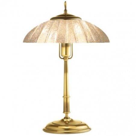 Klasyczna lampa gabinetowa lub na komodę Onyx Kryształ złota wysokość 55cm