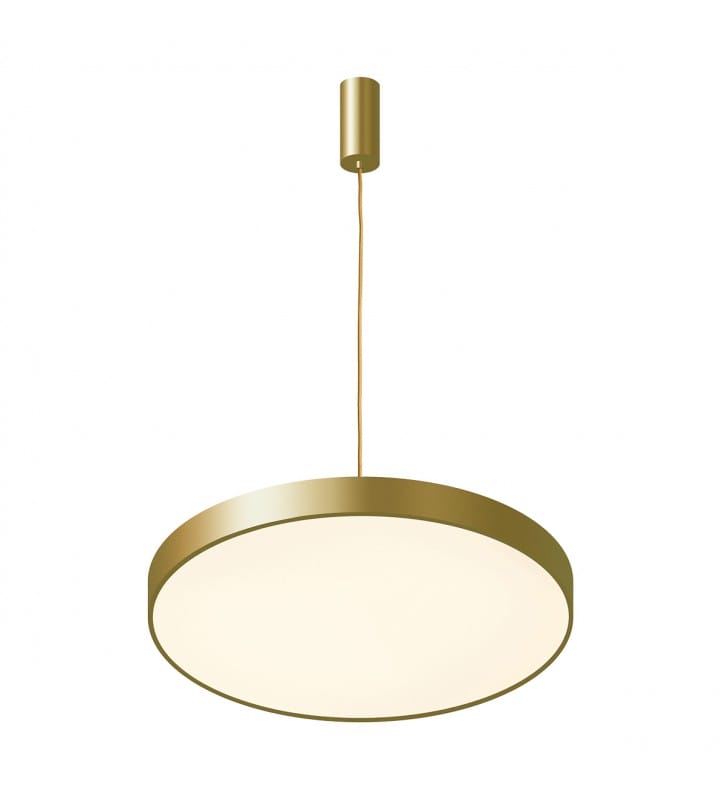 Złota 60cm lampa wisząca Orbital LED 3000K nowoczesna do salonu sypialni jadalni kuchni