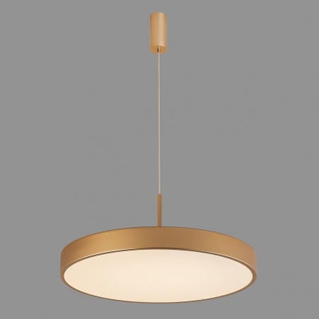 Złota 40cm nowoczesna lampa wisząca Orbital LED 3000K do salonu sypialni jadalni kuchni