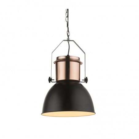 Czarno miedziana lampa wisząca w stylu loftowym Kutum