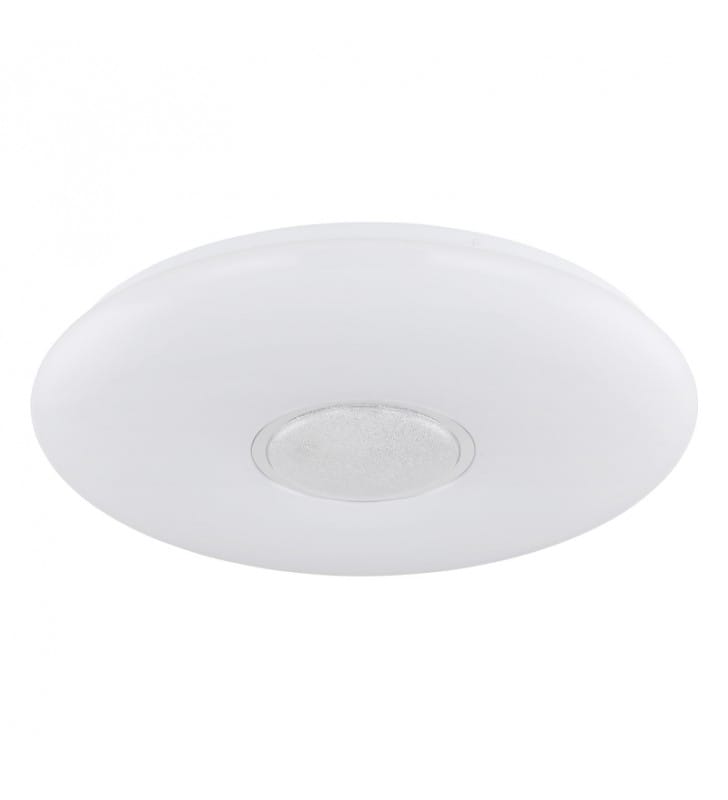 Biały plafon Sully 49cm efekt tęczy kryształki pilot RGB LED ściemniacz oświetlenie nocne