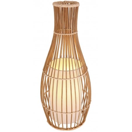 Lampa stołowa Laglio w kolorze naturalny bambusowa boho