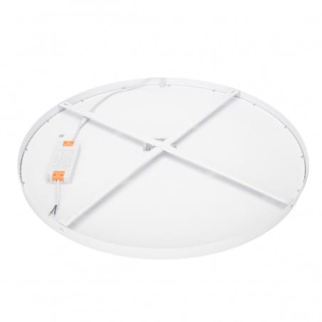 Biały nowoczesny plafon 60cm Pelaro LED 3000K okrągły płaski nowoczesny do salonu sypialni na hol
