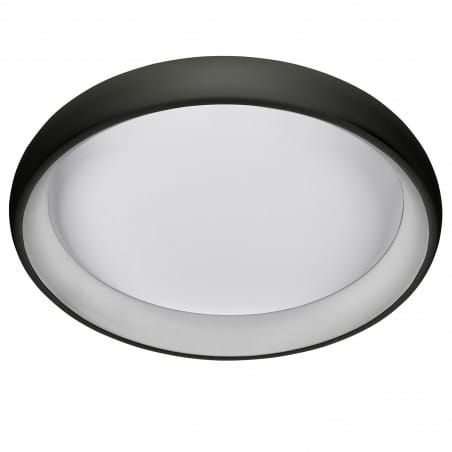 Czarny plafon LED Alessia 41cm neutralna barwa światła do kuchni salonu sypialni