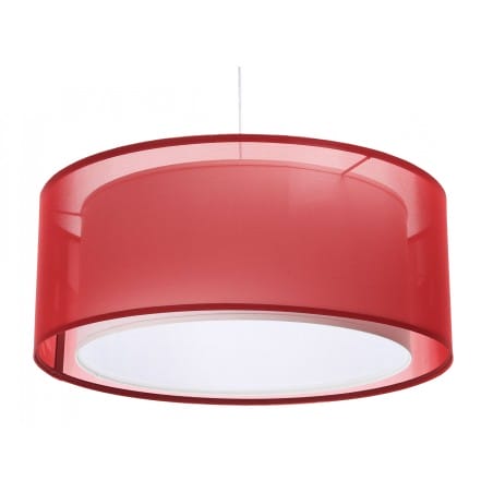 Lampa wisząca Donato czerwona 40cm do salonu sypialni lub pokoju dziecka
