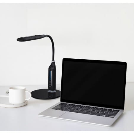 Lampka biurkowa Mida czarna włącznik dotykowy ściemniacz