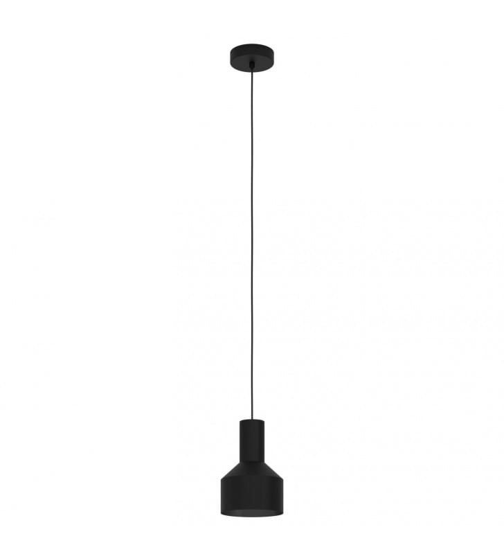 Lampa wisząca Casibare czarna metalowa w stylu loft 1xE27