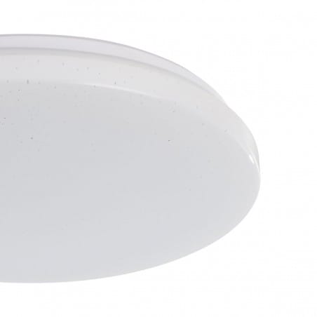 Biały okrągły plafon do łazienki Frania-S LED 4000K 31cm z efektem blasku 900363 Eglo