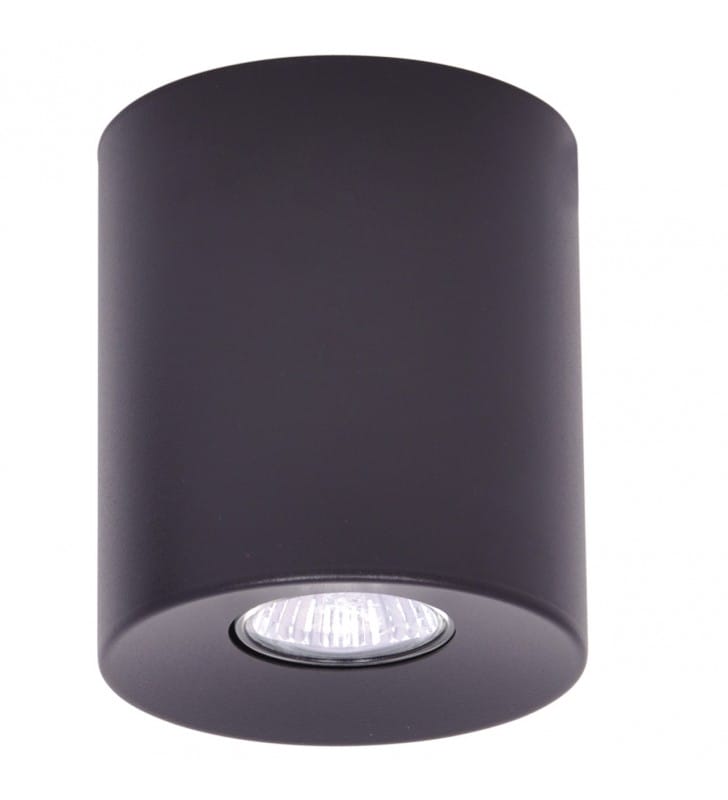 Lampa sufitowa Horn czarna downlight 1xGU10