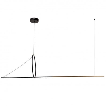 Długa pozioma lampa wisząca nad stół Mona LED 170cm 4000K